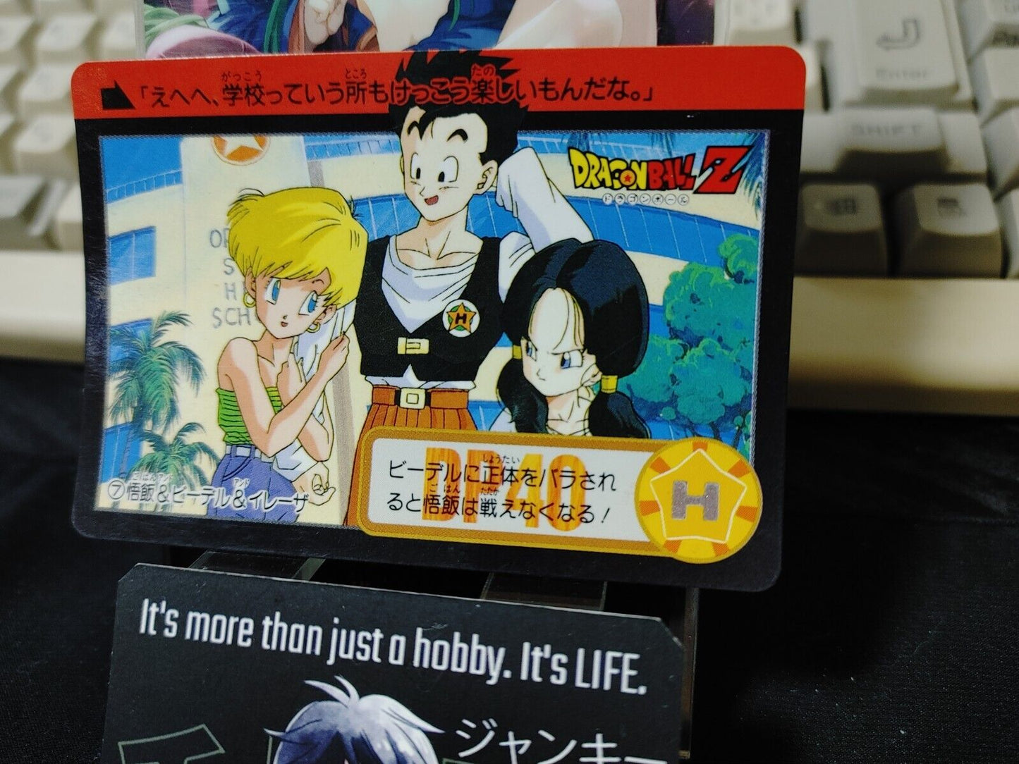 Dragon Ball Z Bandai Carddass Card Gohan Videl Erasa #7 Japanese Vintage Japan