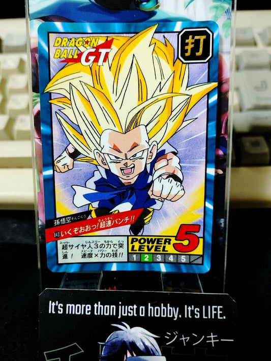 Dragon Ball GT Bandai Carddass Card Goku #843 Japanese Retro Vintage Japan