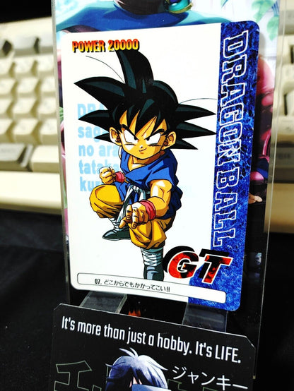 Dragon Ball GT Bandai Carddass Card Goku 07 Japanese Retro Vintage Japan