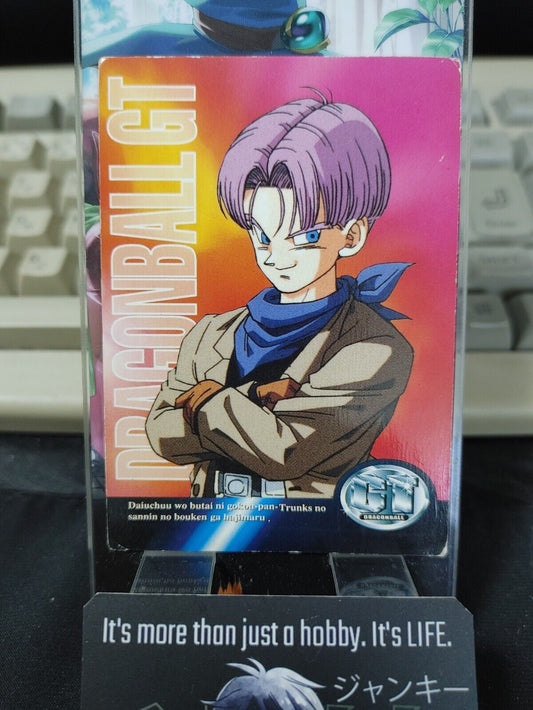 Dragon Ball GT Bandai Carddass Card Trunks Japanese Retro Vintage Japan