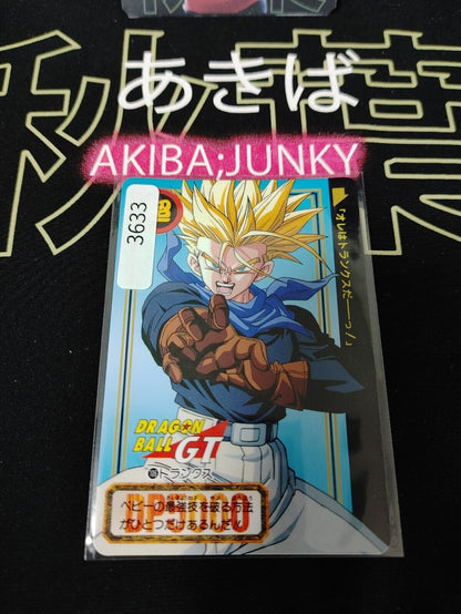 Dragon Ball GT Bandai Carddass Card Trunks #106 Japanese Retro Vintage Japan