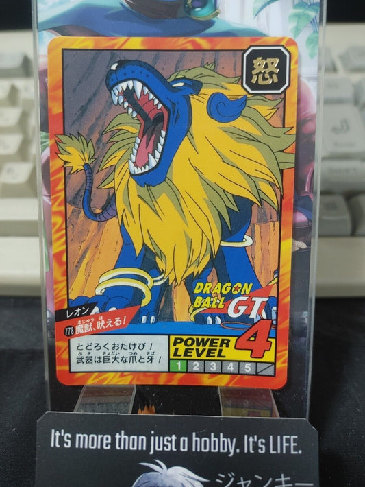 Dragon Ball GT Bandai Carddass Card Leon #778 Japanese Retro Vintage Japan