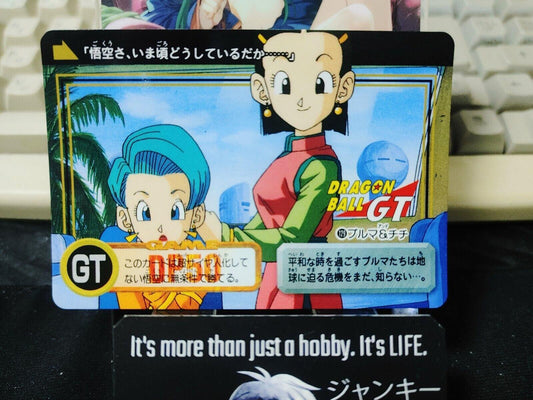 Dragon Ball GT Bandai Carddass Card Bulma Chi Chi #129 Japanese Vintage Japan