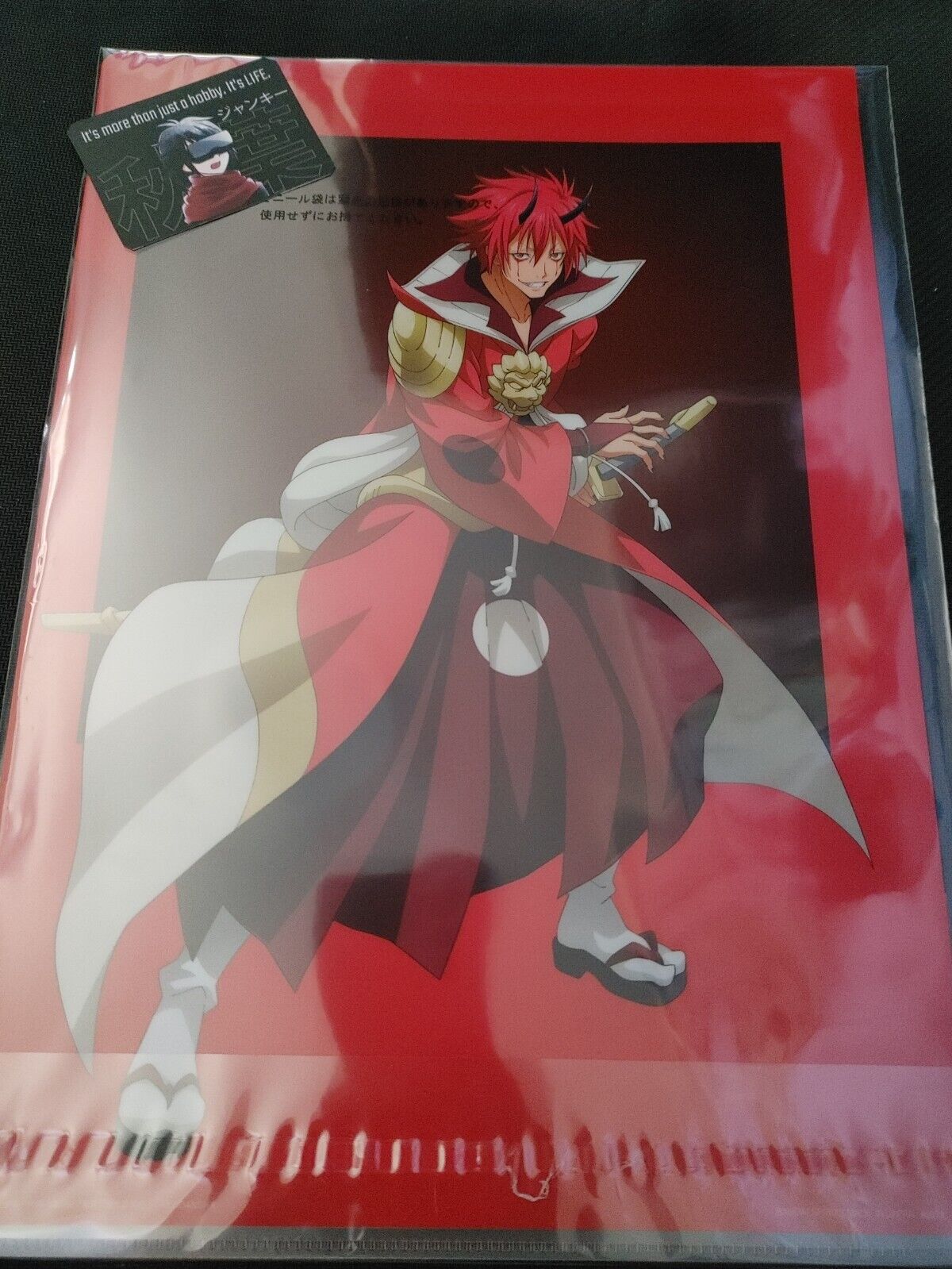 That Time I got Reincarnated as a Slime Benimaru Design Clear File JAPAN Limited