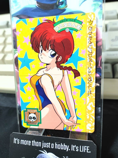 Ranma 1/2 Bandai Carddass Card 8 Sexy Swimsuit Card Japanese Retro Vintage JAPAN