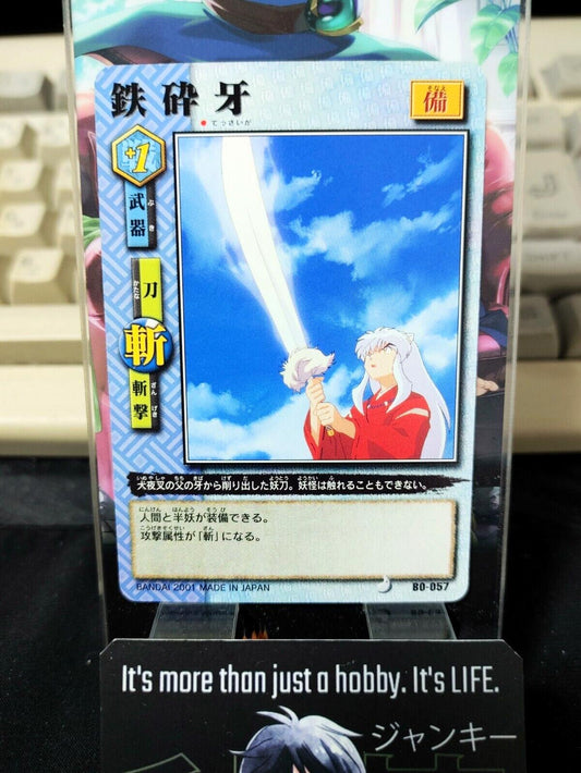 Inuyasha Bandai Carddass Card B0-057 Japanese Retro Vintage Japan