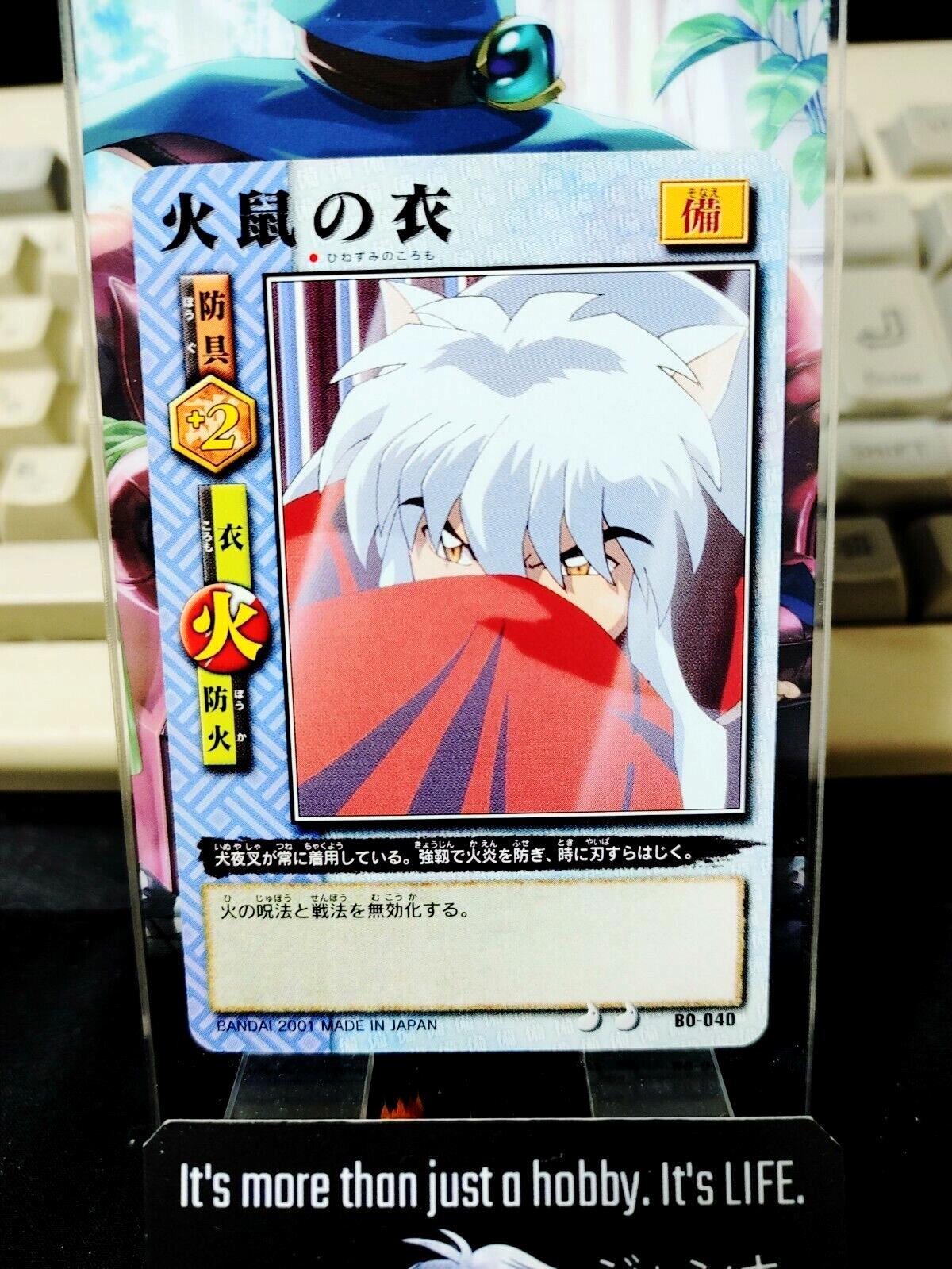 Inuyasha Bandai Carddass Card B0-040 Japanese Retro Vintage Japan