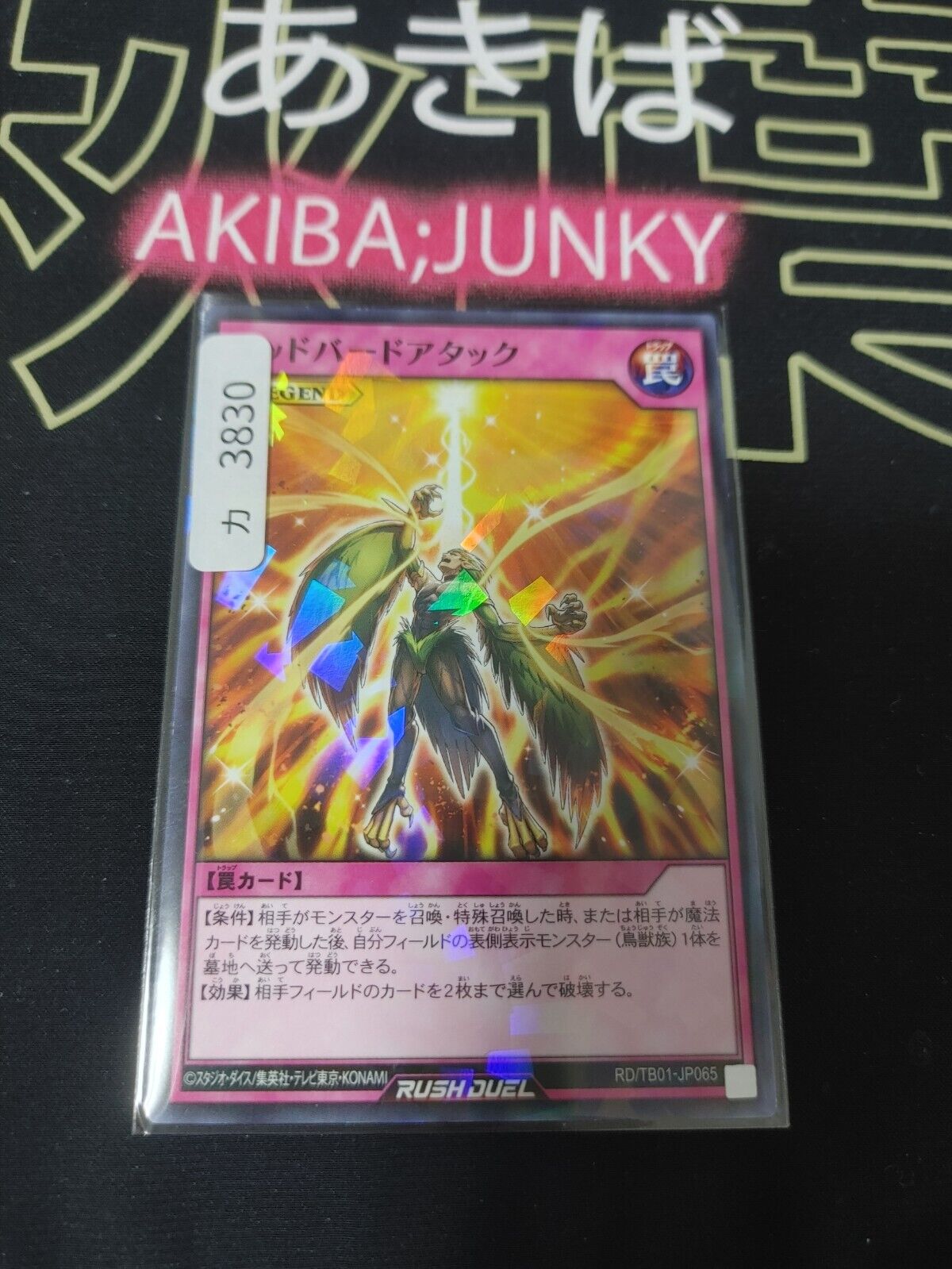 Yugioh RD/TB01-JP065 Icarus Attack Parallel Rush Duel JAPAN UNCENSORED