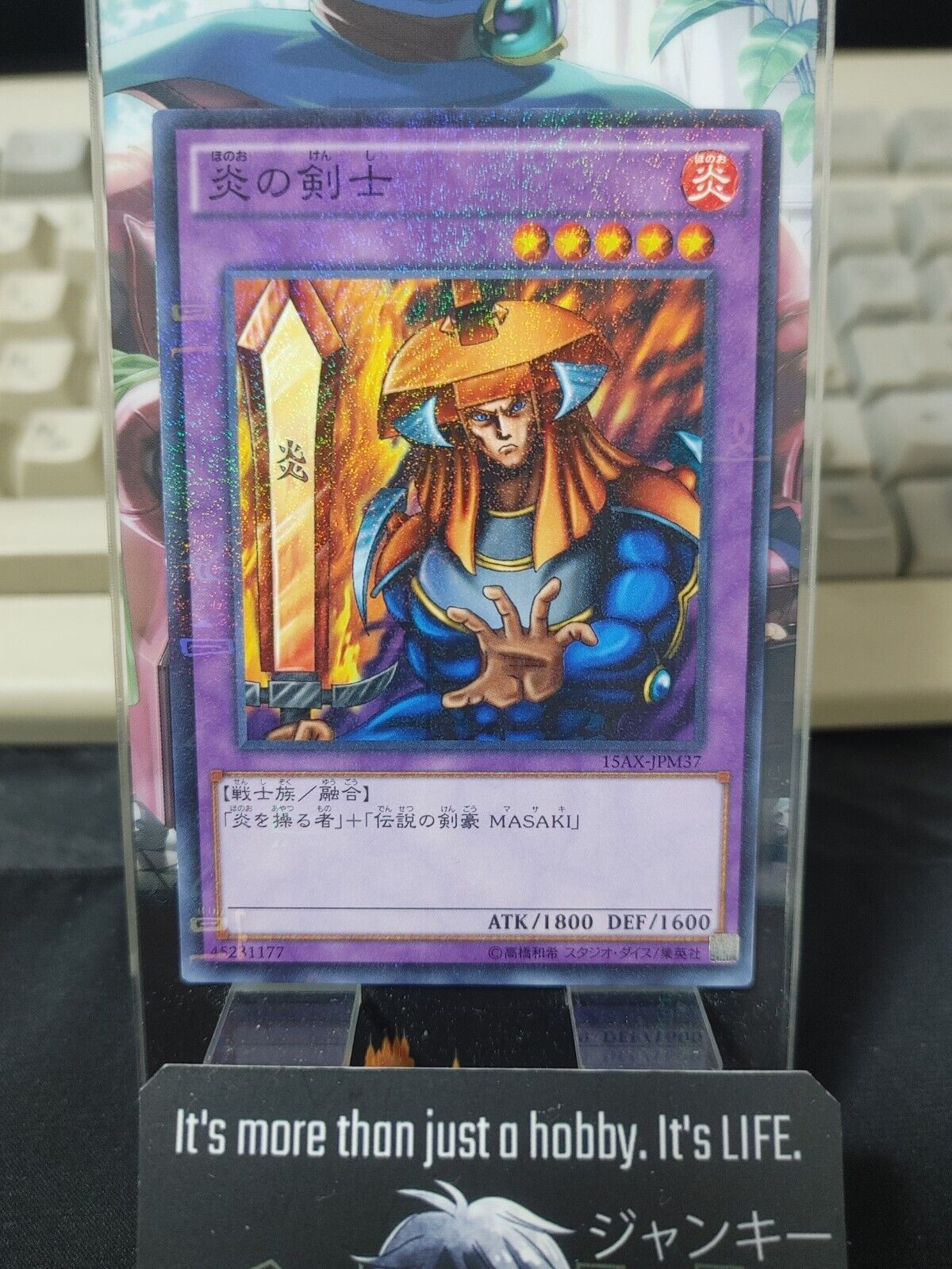 Yugioh 15AX-JPM37 Flame Swordsman Millennium Rare JAPAN Yu-Gi-Oh OCG Release