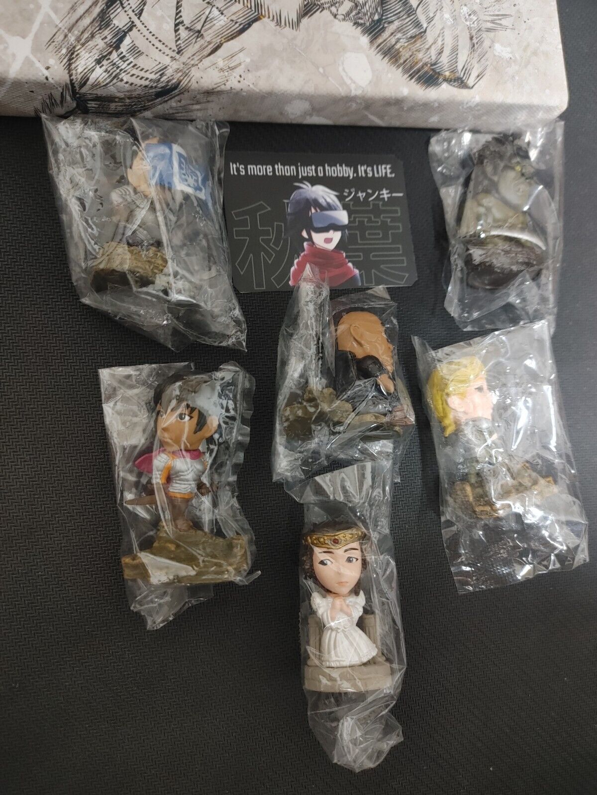 Berserk Manga Anime Kentaru Miura Canvas 6x figure set Japan Limited Edition