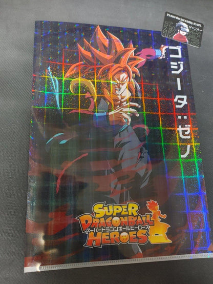 Anime Dragon ball Heroes GT Animation Gogeta Xeno Holo Clear File Japan