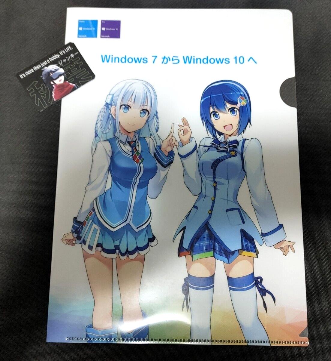 Windows Anime OS Tan Character Madobe Touko Nana Clear File OS-TAN Japan RARE