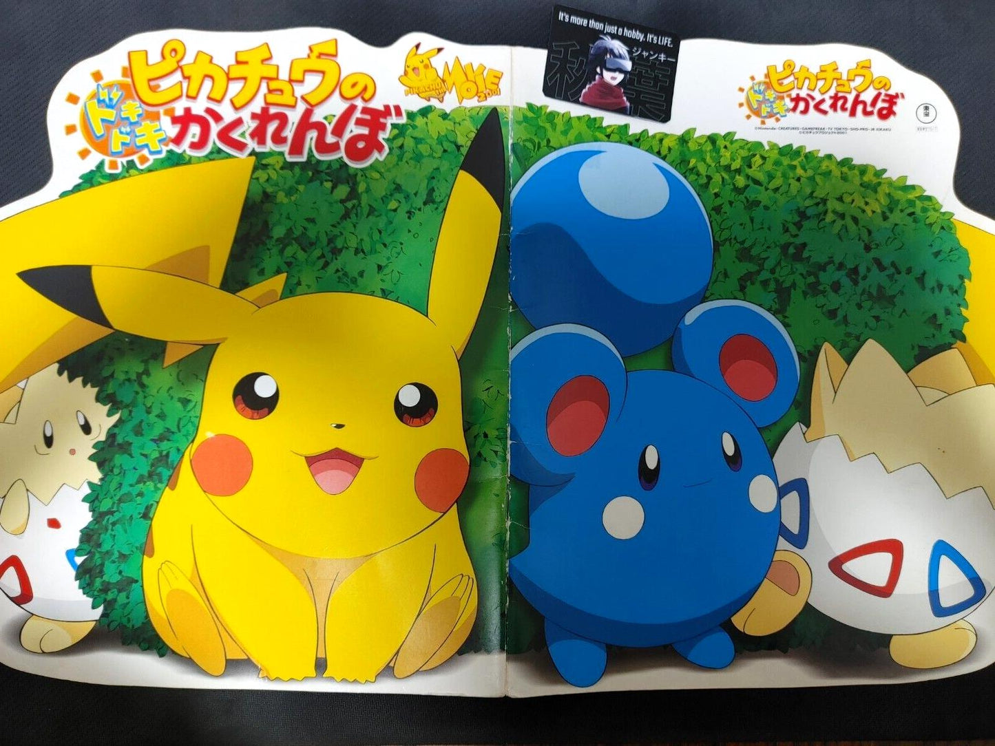 Pokemon Hide and Seek Pikachu Togepi Movie 2001 Vintage Booklet JAPAN