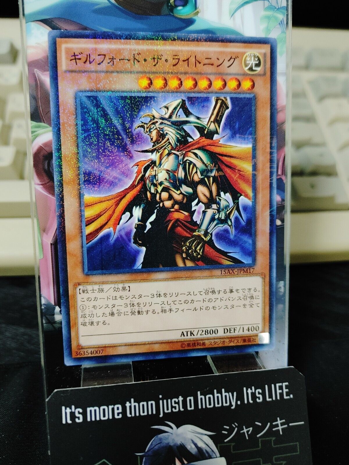 Gilford the Lightning Yugioh 15AX-JPM17 Millennium Rare Yu-Gi-Oh JAPAN