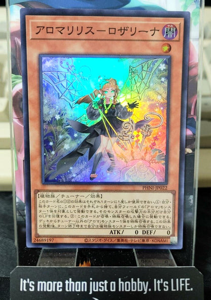 Aromalylith Rosalina PHNI-JP022 Super Rare Yugioh OCG JAPAN