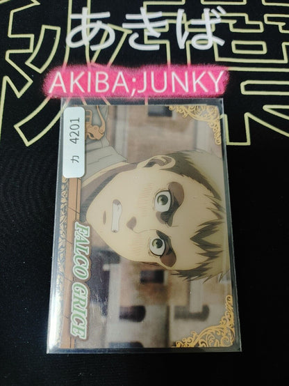 Attack on Titan Card Falco Grice Japan Collectible Release AoT