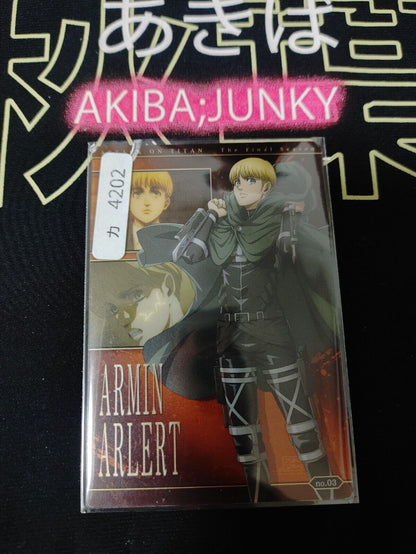 Attack on Titan Card Armin Arlert 03 Japan Collectible Release AoT