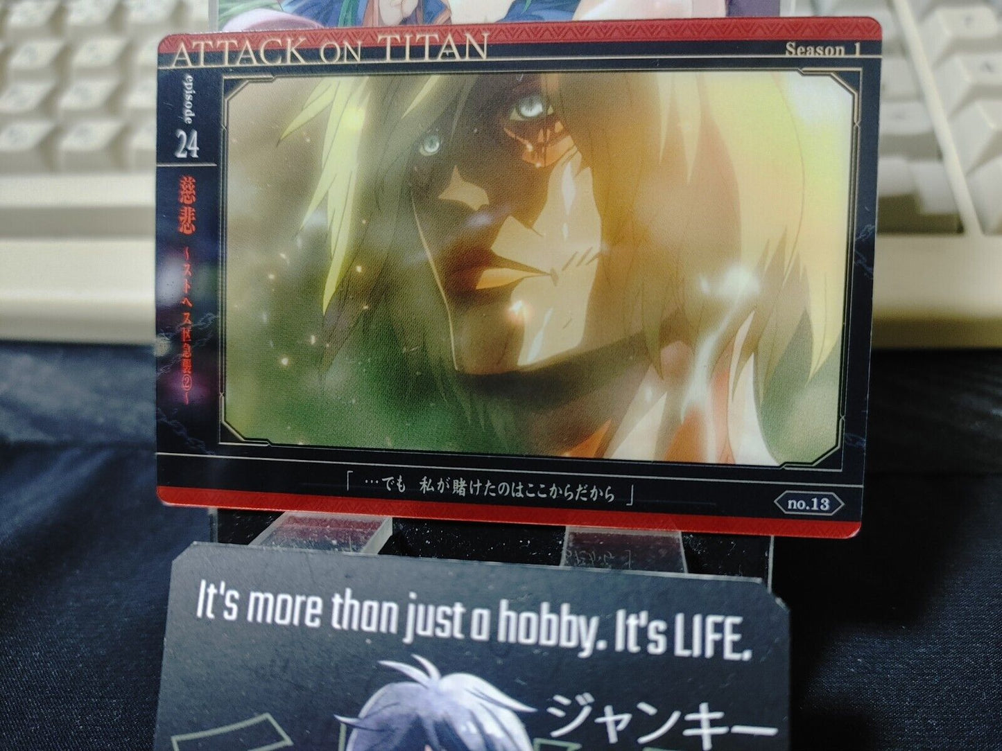 Attack on Titan Card Annie Mikasa 13 Japan Collectible Release AoT