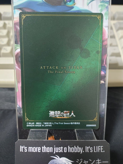 Attack on Titan Card Eren Reiner Mikasa Gabi 33 Japan Collectible Release AoT