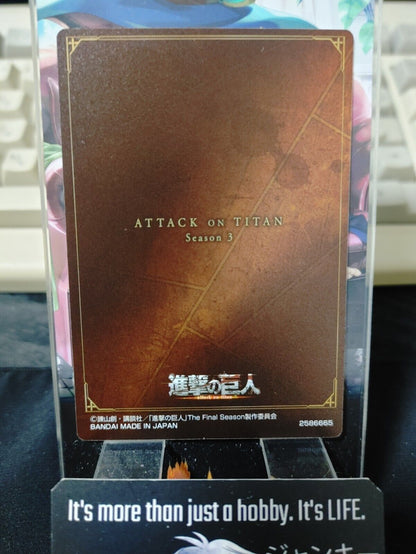 Attack on Titan Card Eren Reiner Mikasa Levi 30 Japan Collectible Release AoT