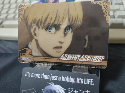 Attack on Titan Card Armin Arlert Collectible Release AoT JAPAN