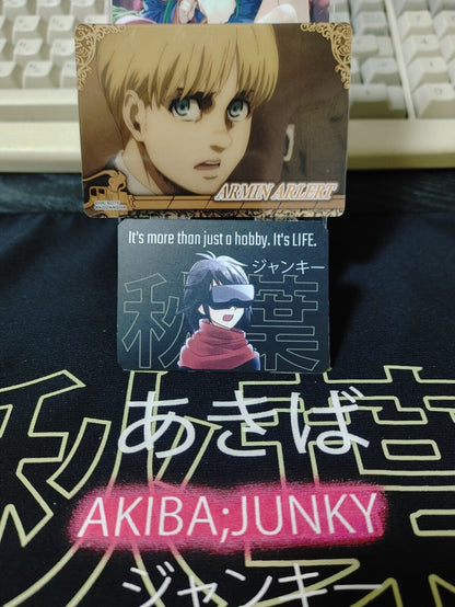 Attack on Titan Card Armin Arlert Collectible Release AoT JAPAN