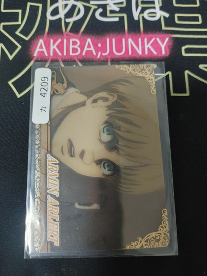 Attack on Titan Card Armin Arlert Collectible Release AoT JAPAN