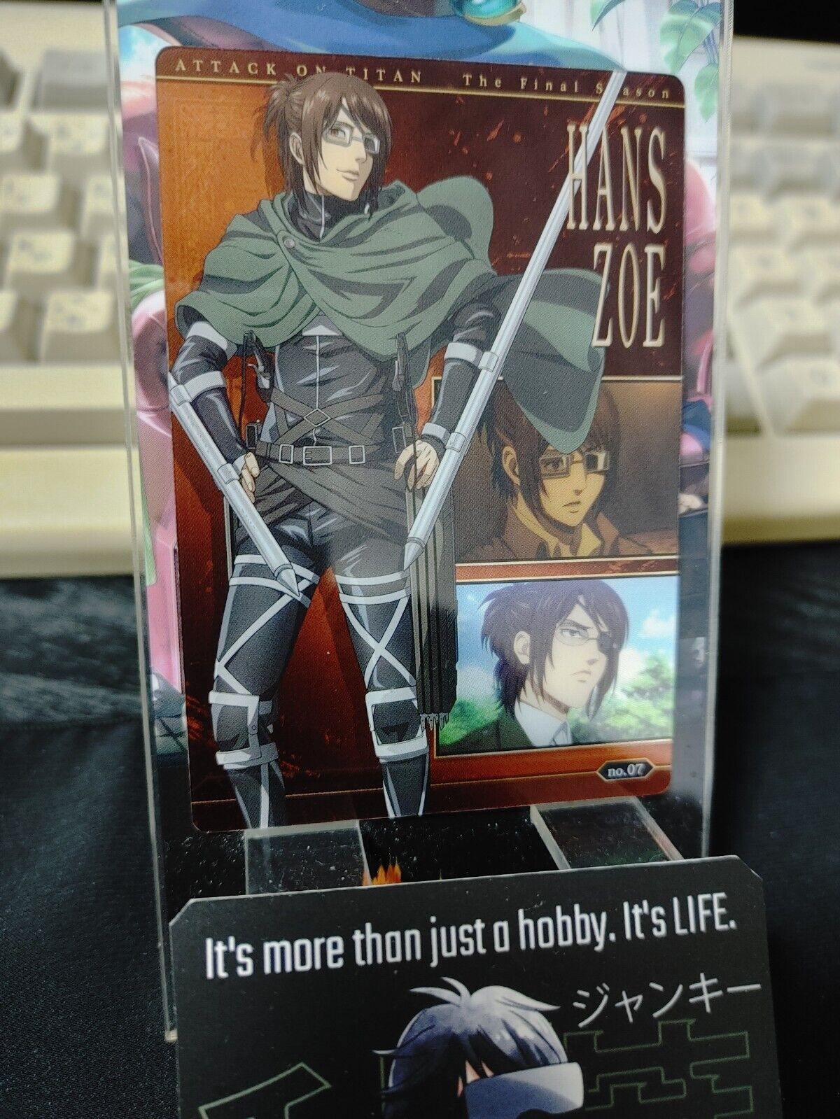 Attack on Titan Card Hans Zoe 07 Collectible Release AoT JAPAN