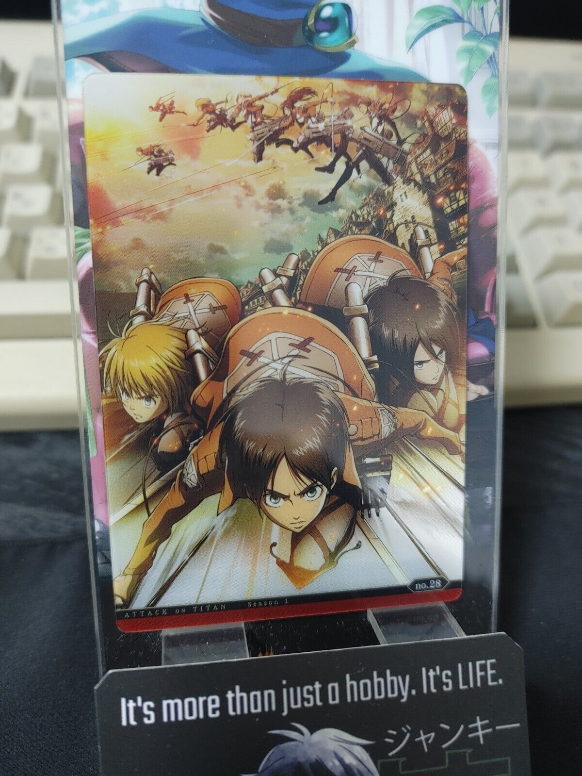 Attack on Titan Card Eren Armin Mikasa 26 Collectible Release AoT JAPAN