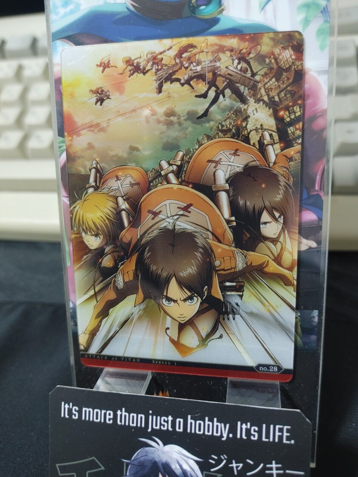 Attack on Titan Card Eren Armin Mikasa 26 Collectible Release AoT JAPAN