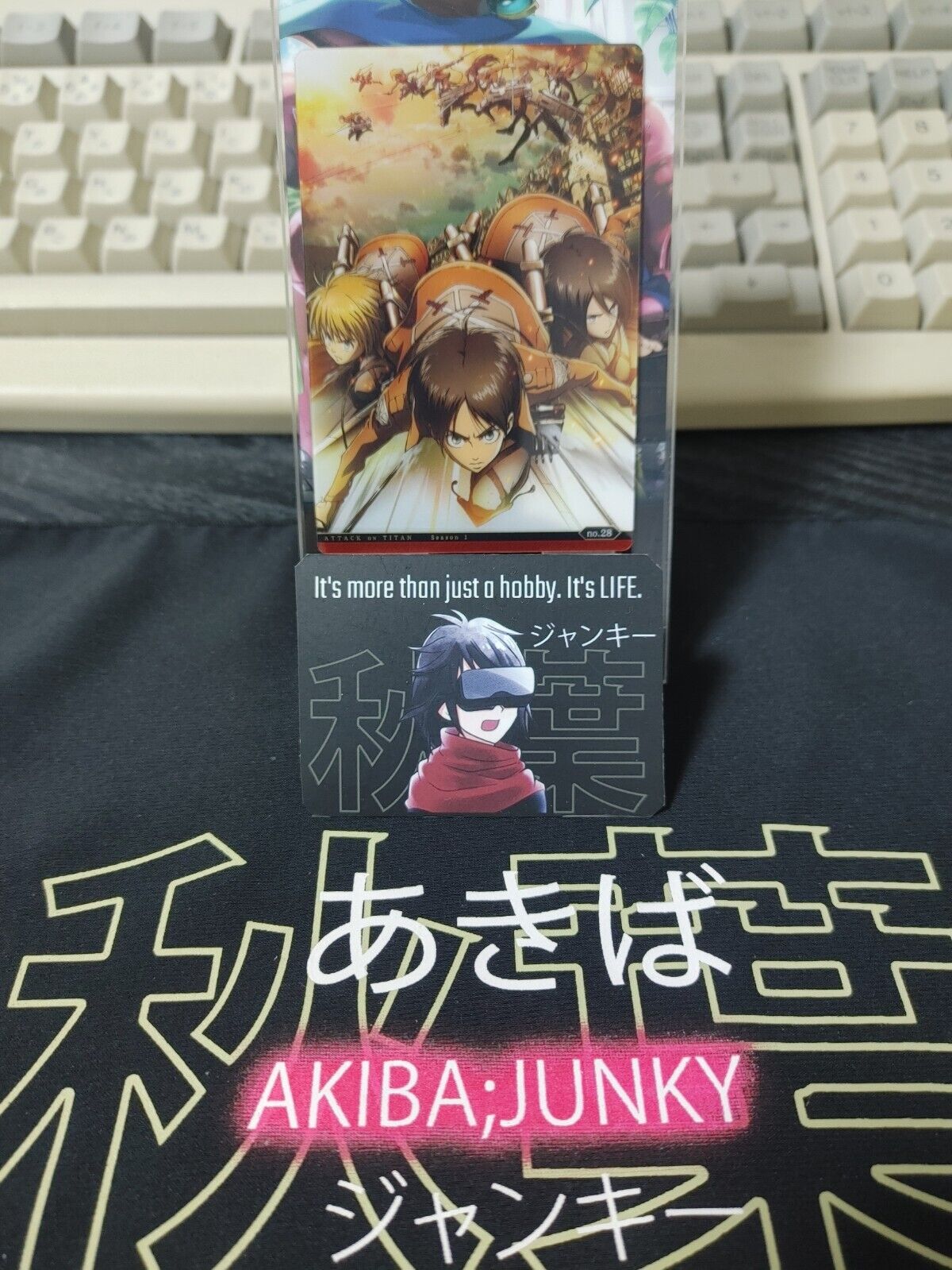 Attack on Titan Card Eren Armin Mikasa 26 Collectible Release AoT JAPAN