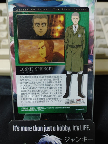 Attack on Titan Card Connnie 08 Collectible Release AoT JAPAN