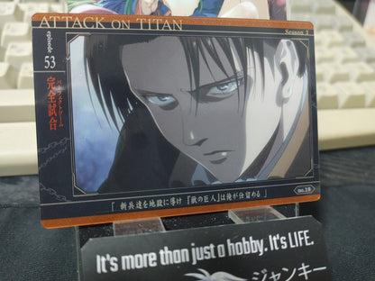 Attack on Titan Card Levi 19 Collectible Release AoT JAPAN