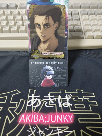 Attack on Titan Card Eren Yeager M Collectible Release AoT JAPAN