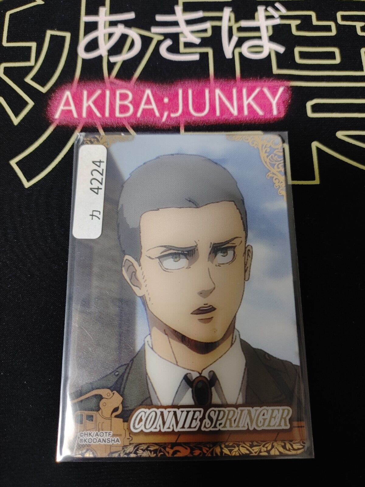 Attack on Titan Card Connie Springer M Collectible Release AoT JAPAN