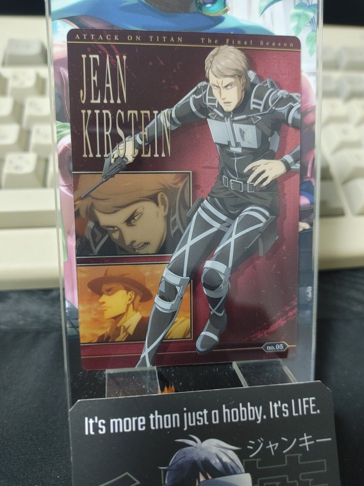 Attack on Titan Card Jean 05 Collectible Release AoT JAPAN