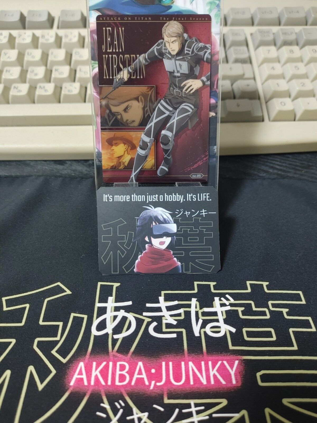 Attack on Titan Card Jean 05 Collectible Release AoT JAPAN