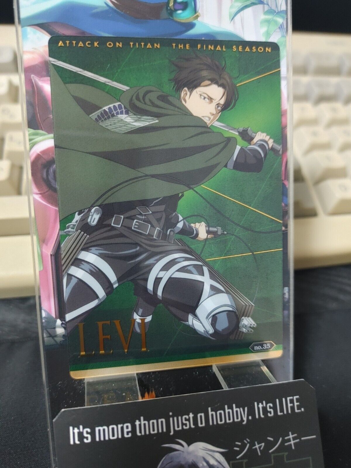 Attack on Titan Card Levi 35 Collectible Release AoT JAPAN