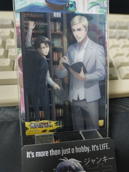 Attack on Titan Card Erwin Levi Clear Collectible Release AoT JAPAN