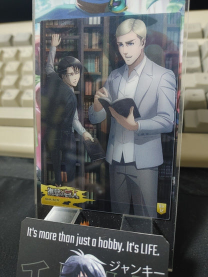 Attack on Titan Card Erwin Levi Clear Collectible Release AoT JAPAN