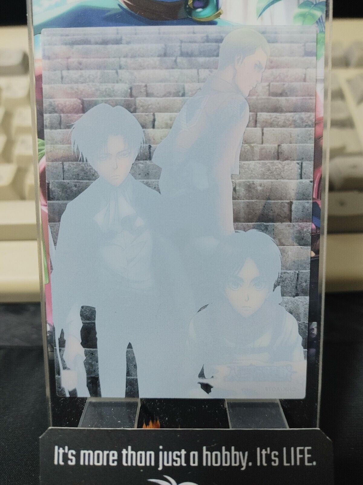 Attack on Titan Card Levi Erwin Eren 24 Clear Collectible Release AoT JAPAN