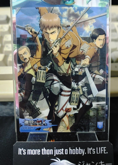 Attack on Titan Card Jean 17 Clear Collectible Release AoT JAPAN