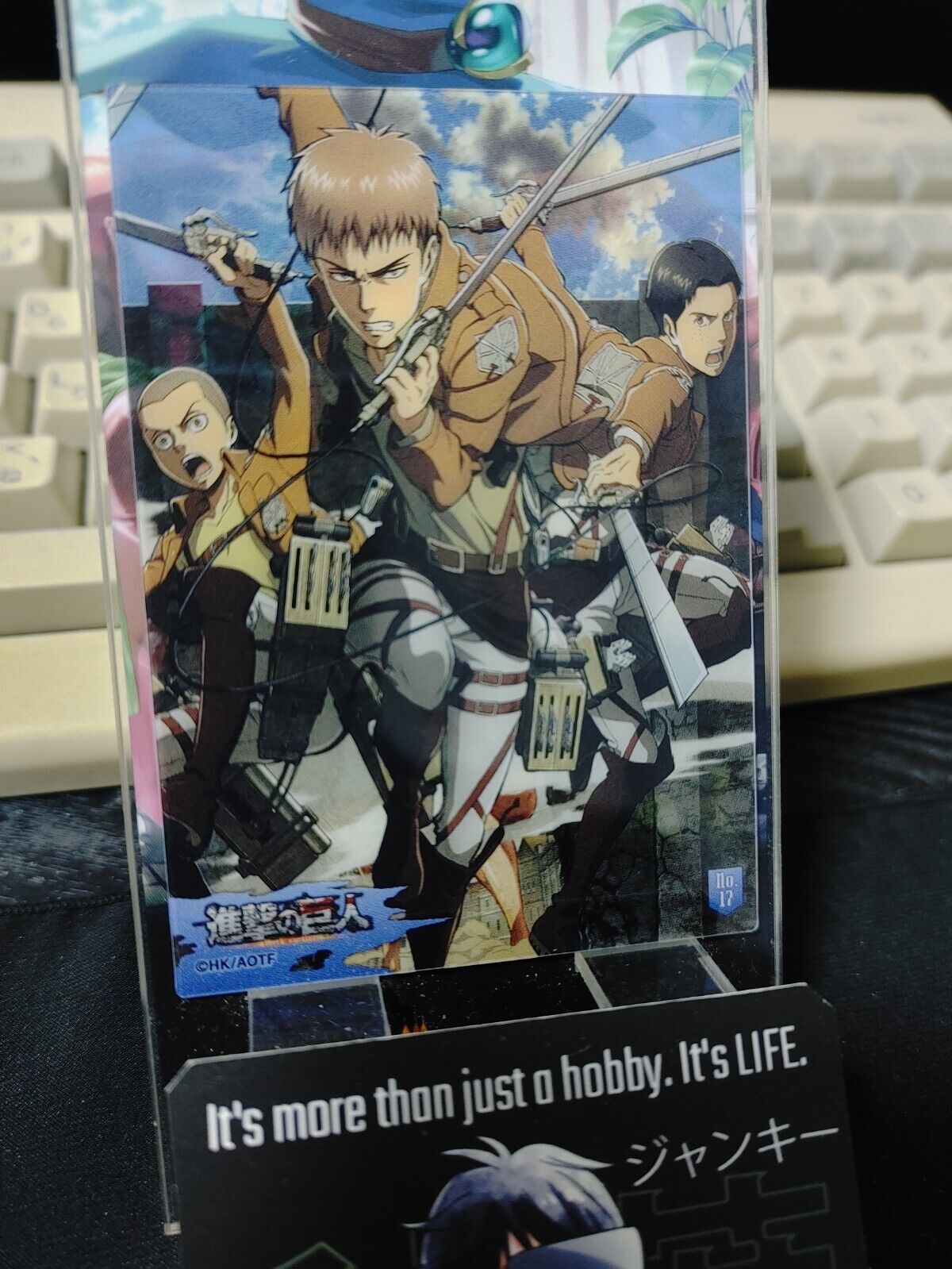 Attack on Titan Card Jean 17 Clear Collectible Release AoT JAPAN