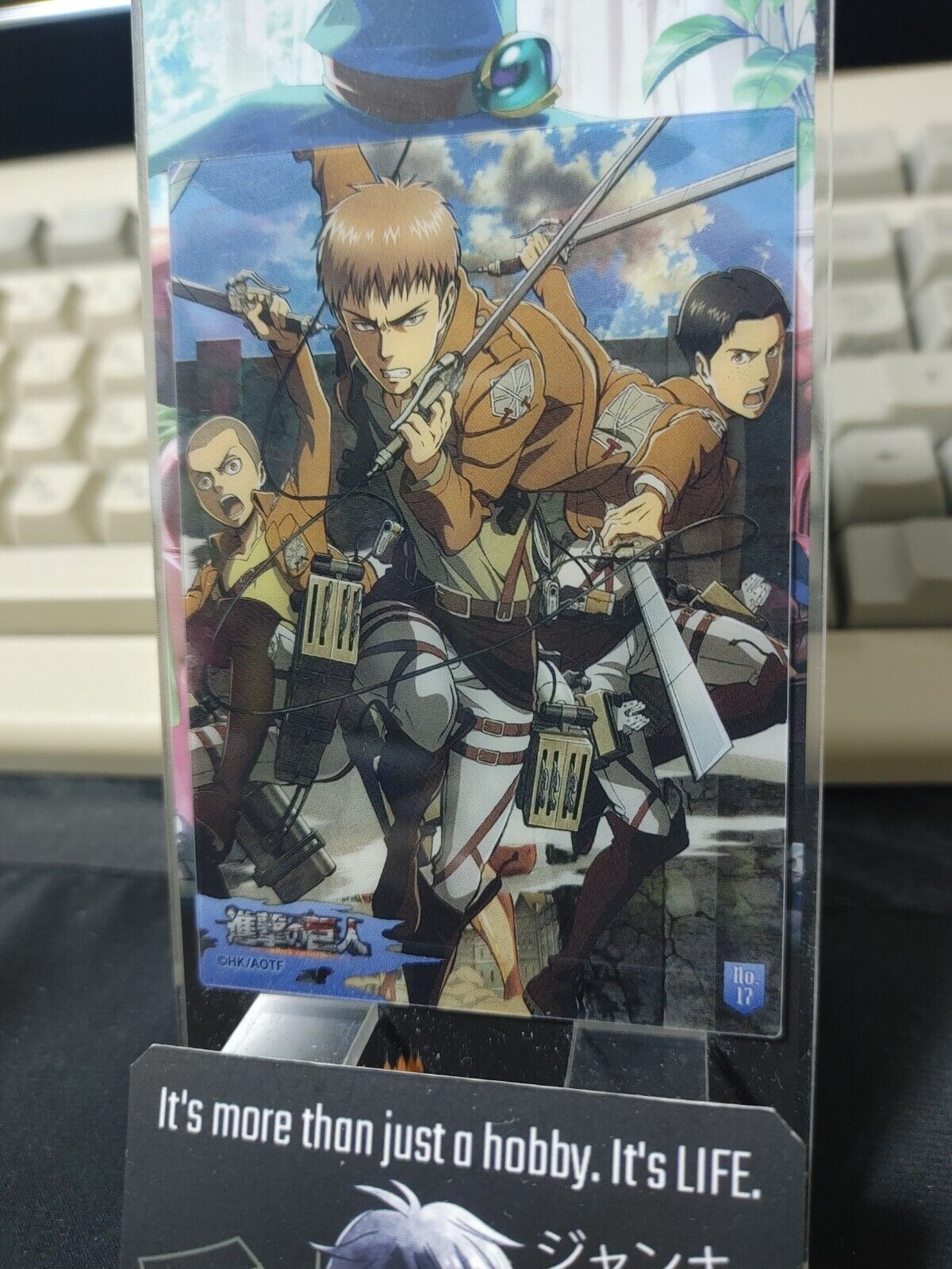 Attack on Titan Card Jean 17 Clear Collectible Release AoT JAPAN