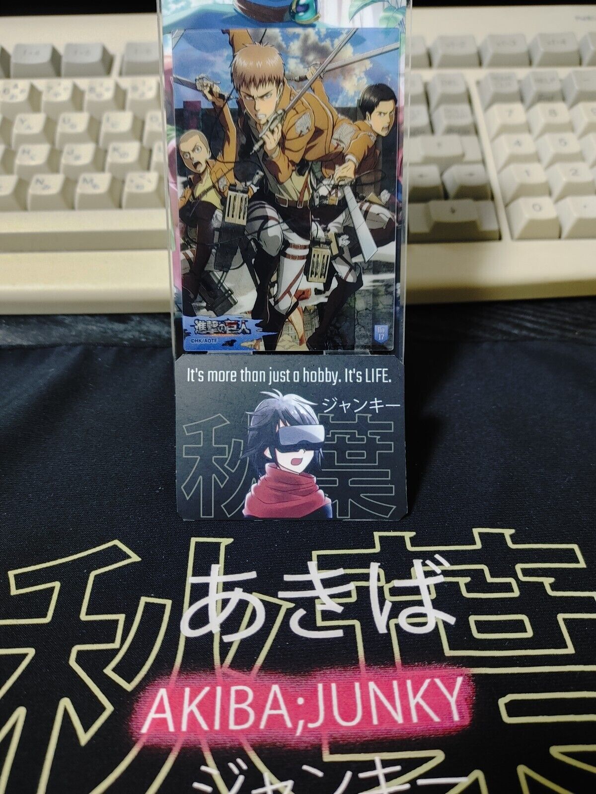 Attack on Titan Card Jean 17 Clear Collectible Release AoT JAPAN