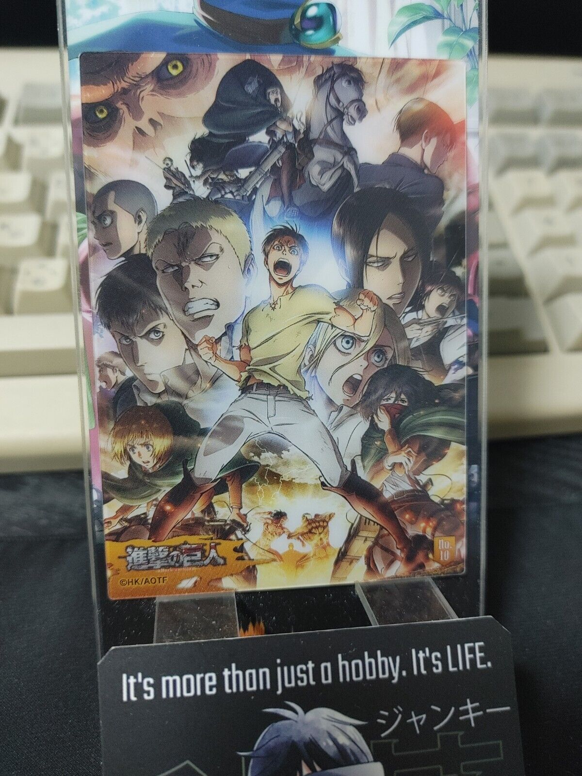 Attack on Titan Card Eren Erwin Levi Dynamic Clear Collectible Release AoT JAPAN