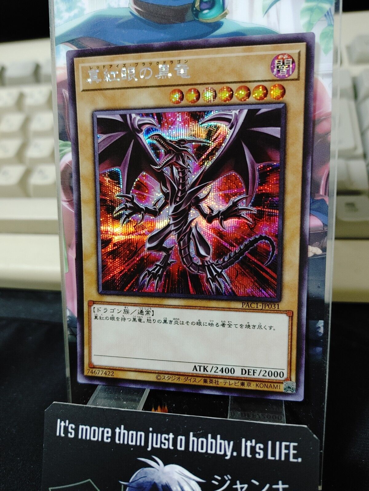 Red Eyes Black Dragon PAC1-JP031 Yu-Gi-Oh Secret Rare Yugioh OCG Alt Art JAPAN