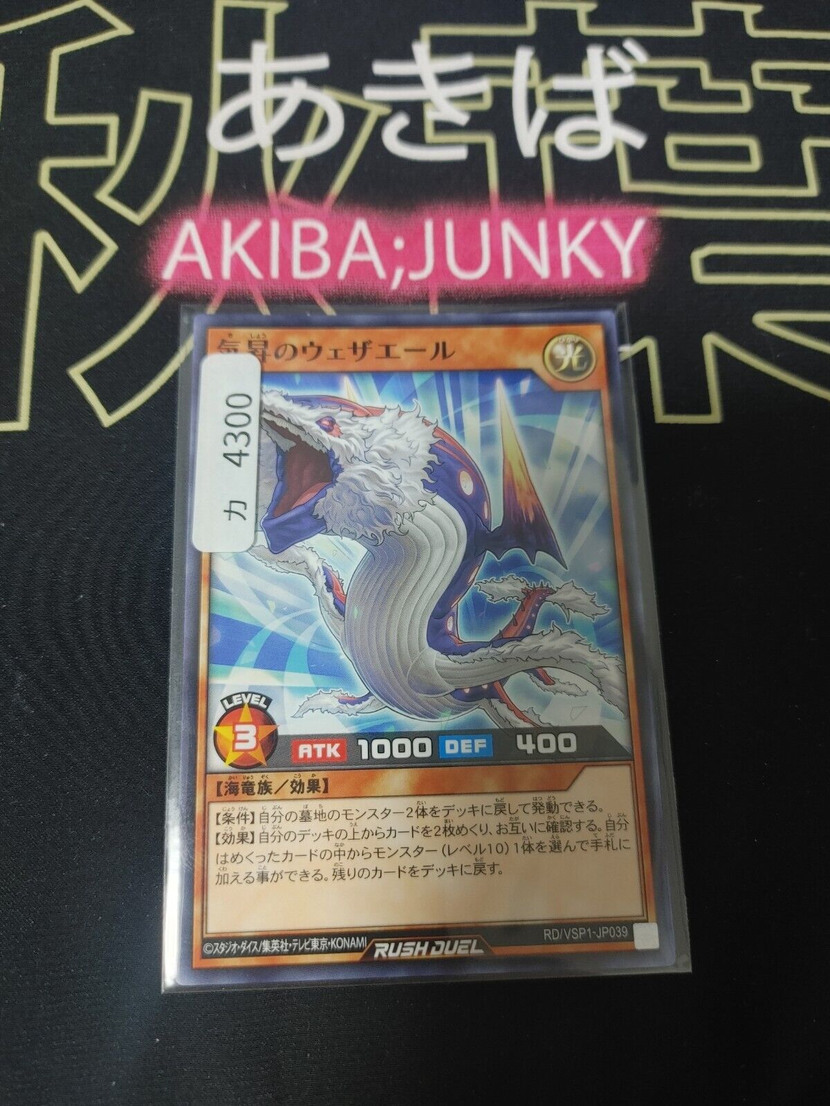 Ascending Weather Eel RD/VSP1-JP039 Rush Duel Yugioh JAPAN