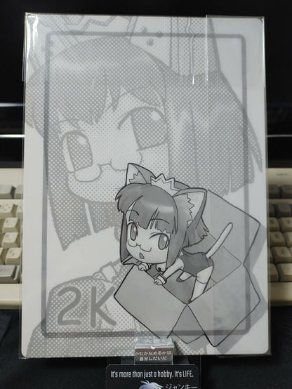 Windows Anime Trouble OS Tan Character Art Board Panel Win 2k Os-Tan Japan RARE