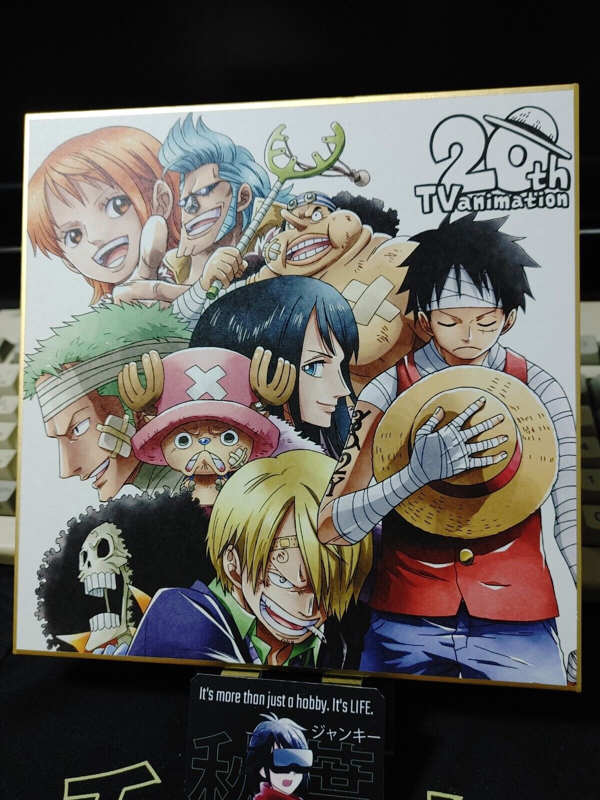 Anime One Piece Animation 20th Art Design Panel Board I Shikishi Japan Limited